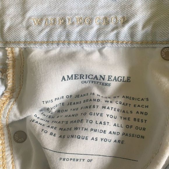 American Eagle Outfitters Light Blue Flare Jeans - Picture 7 of 10